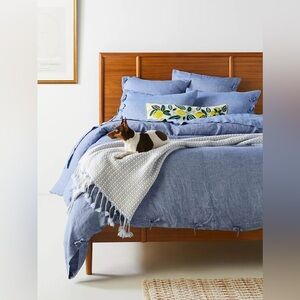 Anthropologie Harmony Hemp Duvet Cover Twin NWT